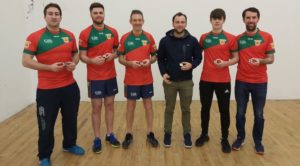 Clare Handball Division 1 Champions, Clooney Quin: Shane Hayes, Fergal Coughlan Jnr, John Cawley, Darren O'Neill, Seán Coughlan, Pat Nolan.