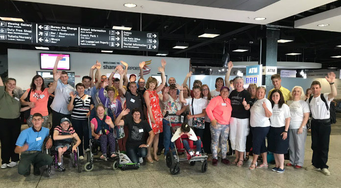 Chernobyl Children Touch Down at Shannon Airport