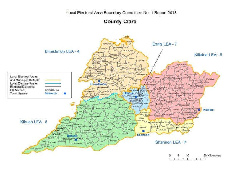 Mixed Reaction To Recommendations On Clare’s Electoral Areas