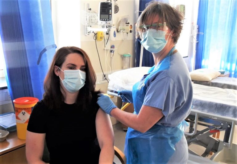 First Staff Member At Ennis General Hospital Receives COVID-19 Vaccine