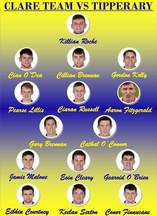 Clare SF Team v Tipperary