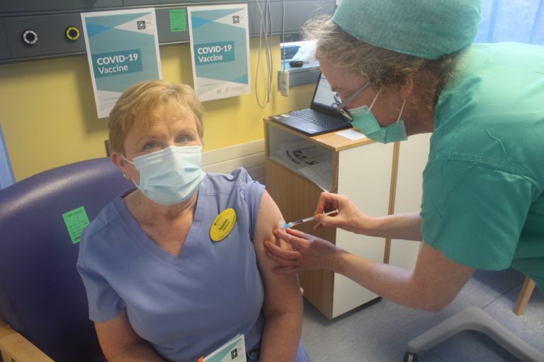 UHL Triage Nurse First Staff Member To Receive COVID Vaccine