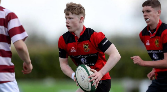 Ennis RFC Say Coughlan Success A Goal For All Young Players At Club