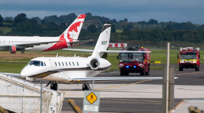 Executive Jet Diverted To Shannon Airport For Maintenance