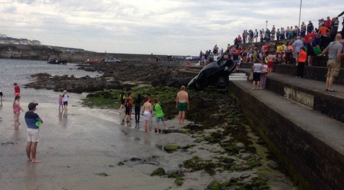 Kilkee Sunbathers Escape Injury After Car Rolls Towards Beach