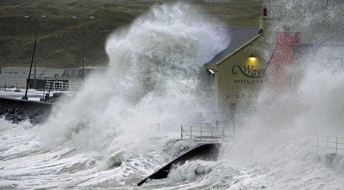 Clean-Up Operation In Clare Following Storm Ellen