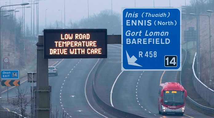 Clare Motorists Urged To Drive With Care Following Subzero Temperatures Overnight