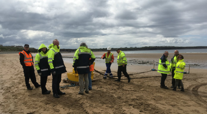 Morning Focus Attends A Practice Oil Spill Demonstration