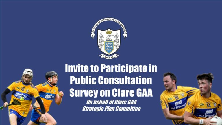 Clare GAA Supporters Given Chance To Submit Views On Five Year Strategic Plan