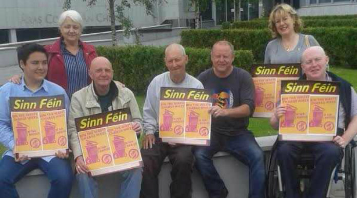 Clare Sinn Féin Descend On Council Offices Over Bin Charges