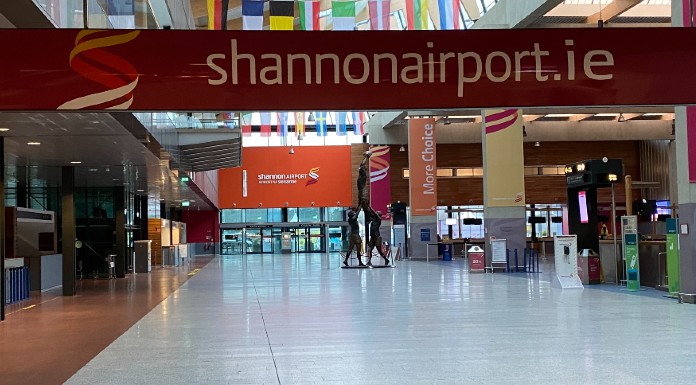 COVID Woes Sees Shannon Airport Traffic Down Over 98%