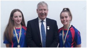 Leah Minogue, GAA Handball President - Joe Masterson, Chloe Philpott